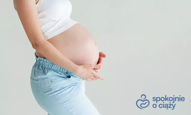 Kobieta w 38 tygodniu ciąży