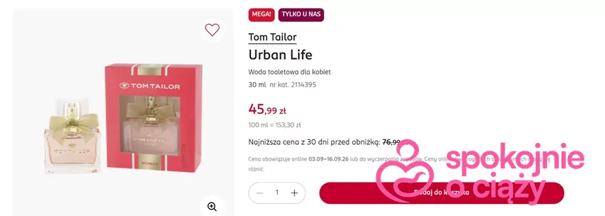 Popularna woda toaletowa dla kobiet w okazyjnej cenie Rossmann - gazetka