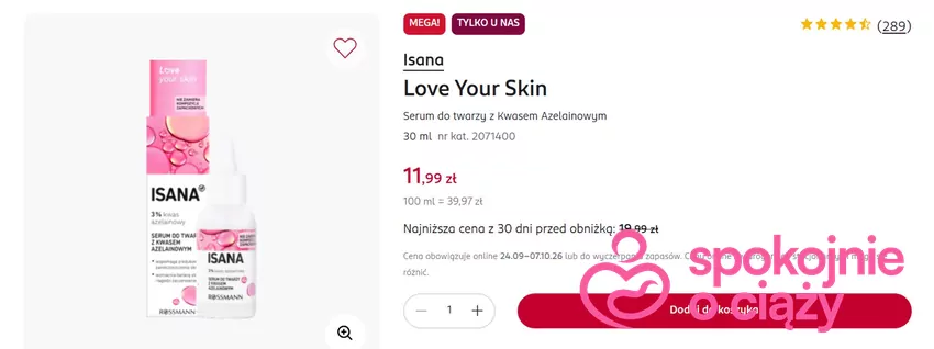 Serum do twarzy w rewelacyjnej cenie Rossmann - gazetka