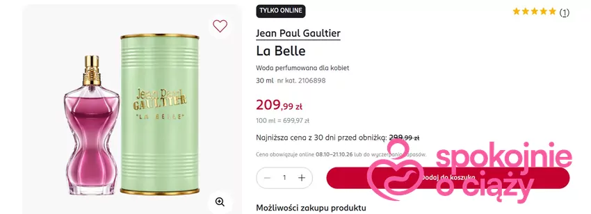 Popularna woda perfumowana w promocyjnej cenie Rossmann - gazetka