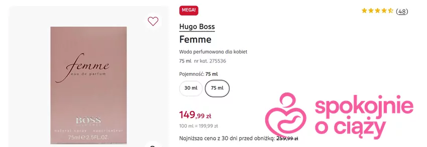 Woda perfumowana dla kobiet w mocno obniżonej cenie Rossmann - gazetka
