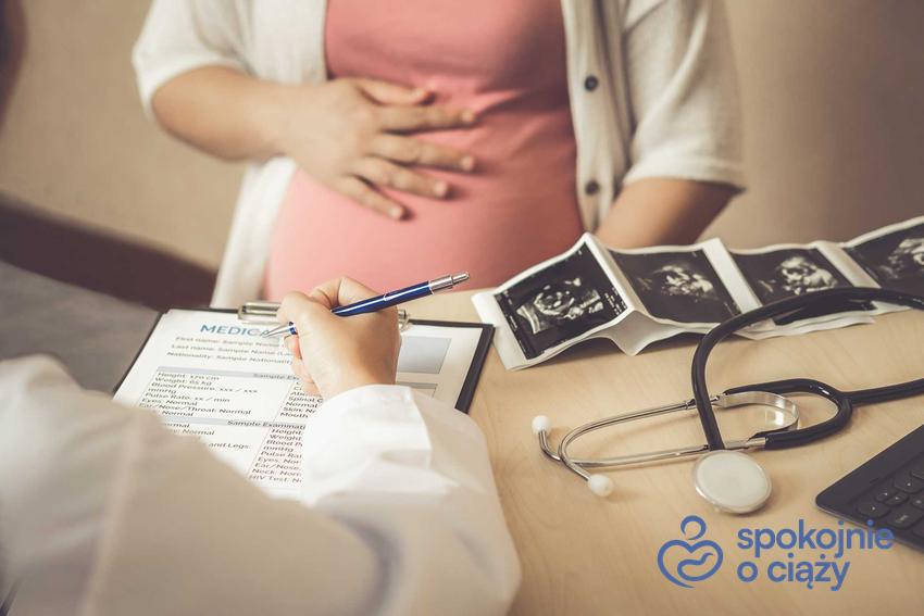 Kobieta w ciąży na badaniu lekarskim, a także hipotrofia płodu i jej przyczyny i leczenie